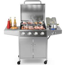 Large propane grill